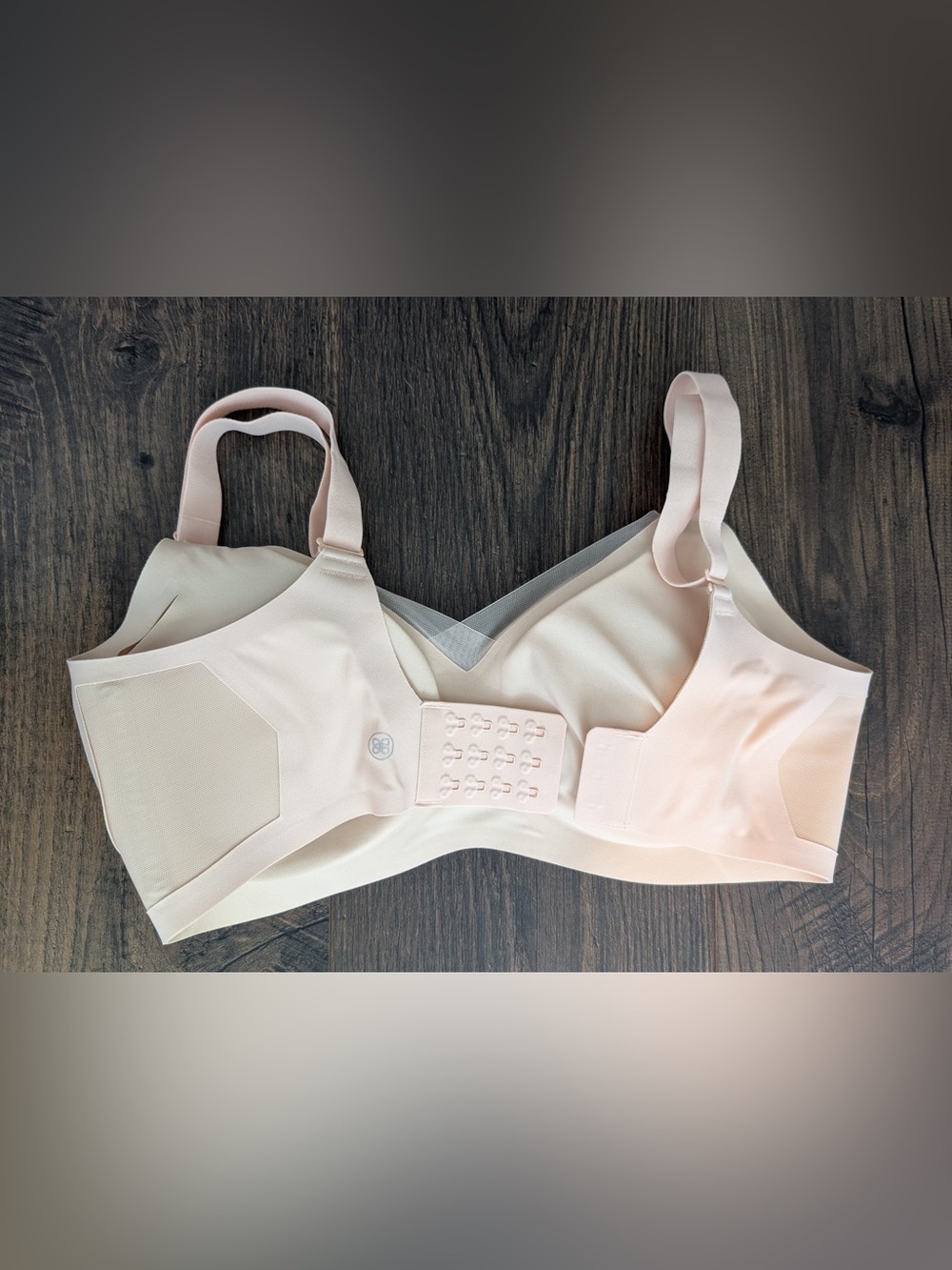 HONEYLOVE Women’s Crossover Wireless Bra Size 32D/DD (E) in Blush - Picture 10 of 10